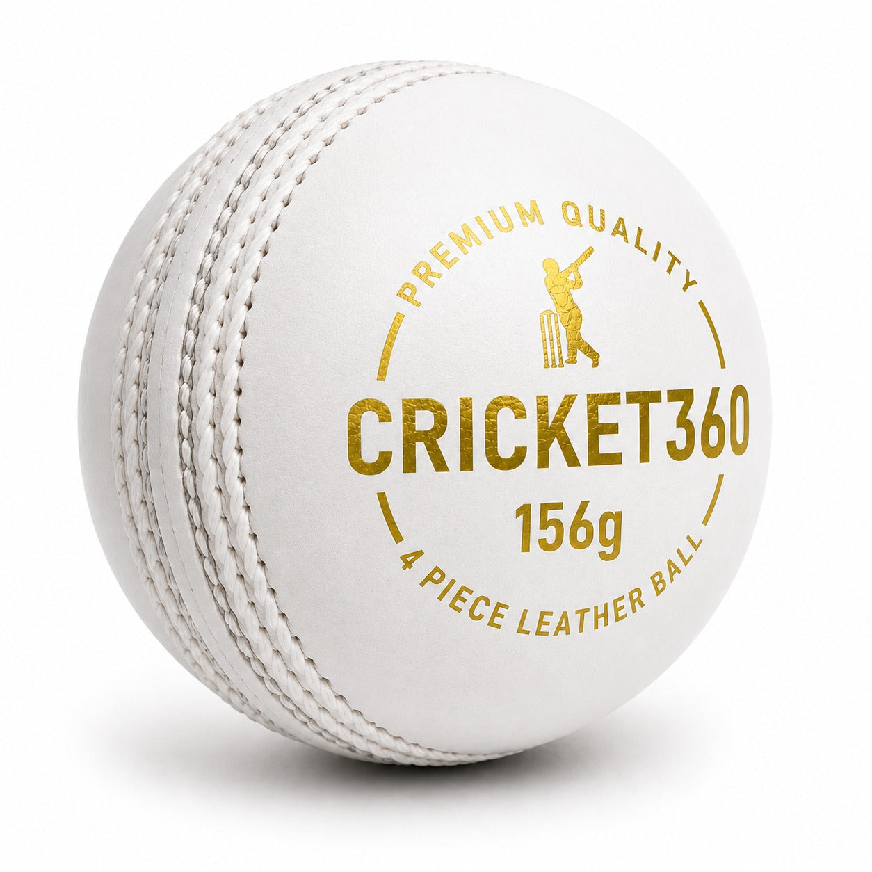 Cricket 360 Precision 4-Piece White Match Ball