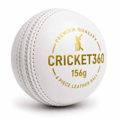 Cricket 360 Precision 4-Piece White Match Ball